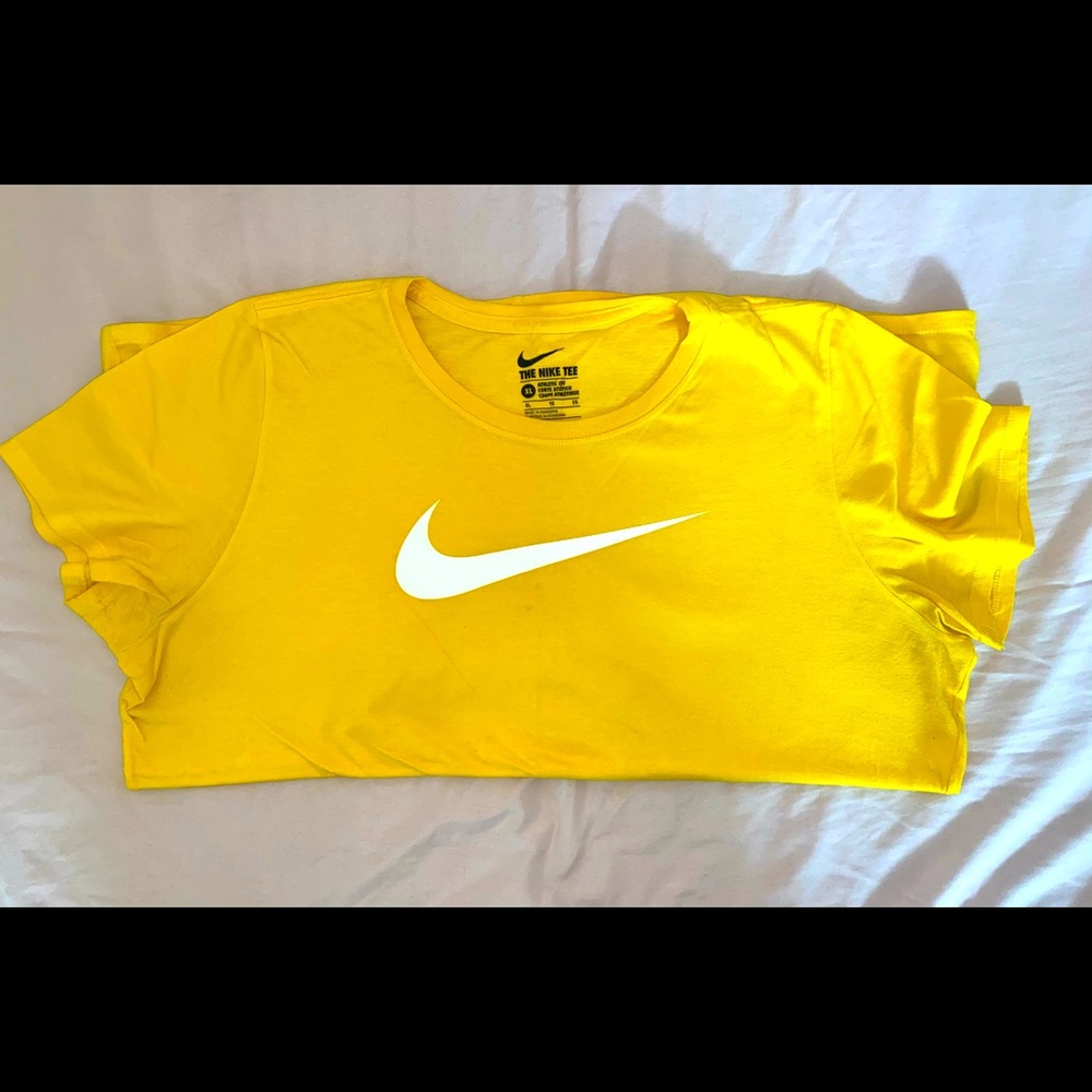 Yellow Nike Athletic Tee